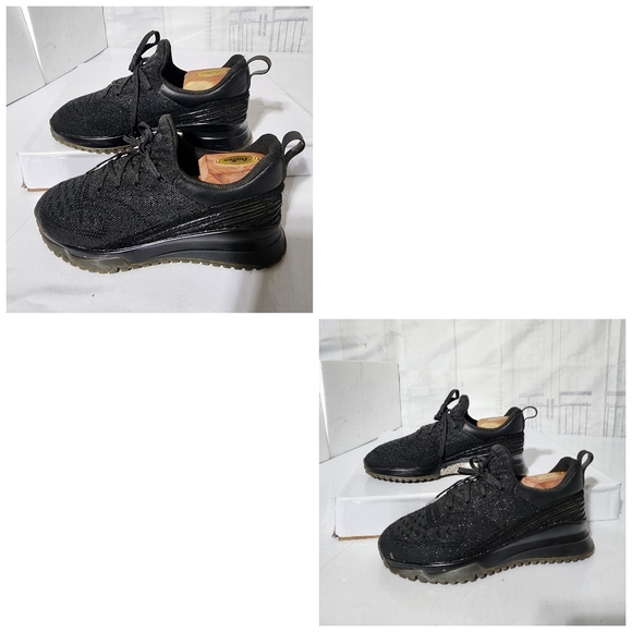 Louis Vuitton Knitted Sneakers Black Size 5 - Picture 6 of 15